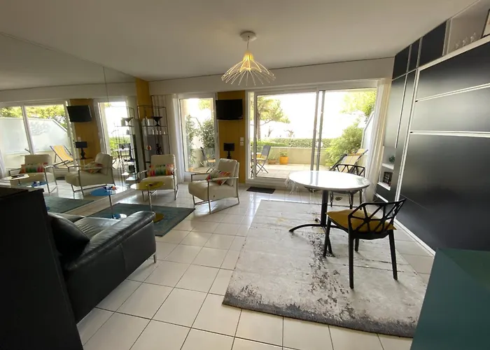 Moderne Avec Terrasse Vue Et Parking A - Fr-1-474-205 * Arcachon